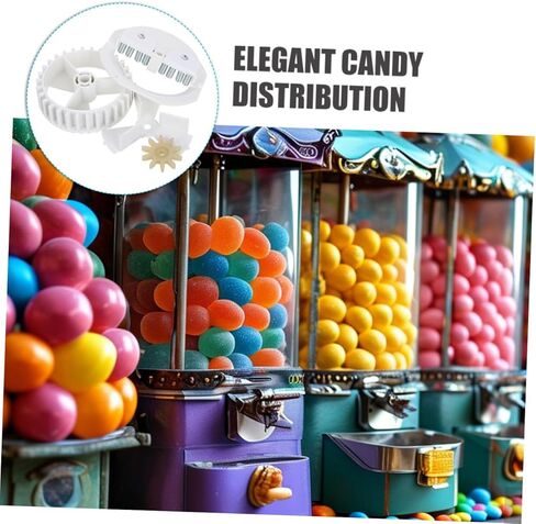 Vaguelly 2set Candy Machine Wheel قطع غيار متينة للتوزيع السلس لآلات البيع المتوافقة للتجمعات العائلية وأماكن الترفيه in Saudi Arabia