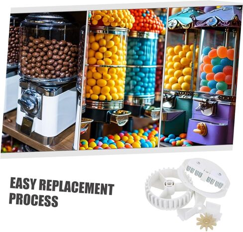 Vaguelly 2set Candy Machine Wheel قطع غيار متينة للتوزيع السلس لآلات البيع المتوافقة للتجمعات العائلية وأماكن الترفيه in Saudi Arabia