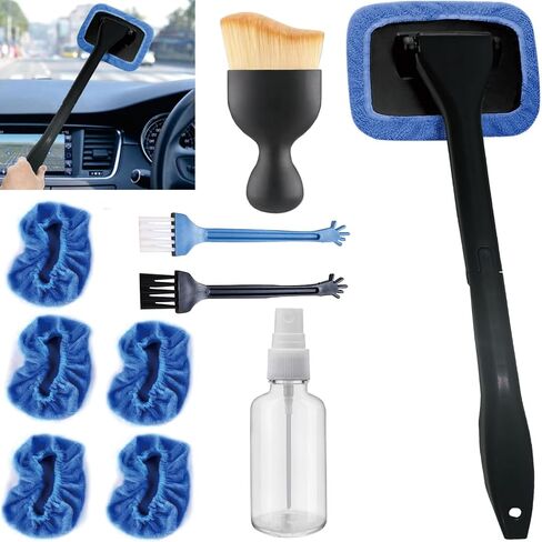 13 قطعة تنظيف الفرش من السيارة ، تفاصيل مجموعة الفرشاة ، فرشاة غبار السيارة ، أنابيب السيارة ، تفاصيل السيارة بالتفصيل للسيارة الداخلية والخارجية ، مجموعة تنظيف السيارات للعناية بالسيارات الداخلية والخارجية (13 ٪) in Kuwait