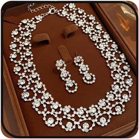 Hollowout Crystal Sparkle Rlling with arocrings for Wedding Wedding Women مناسبة خاصة مجوهرات in Kuwait
