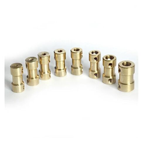 5Pcs D9xL20 Motor Shaft Coupling Brass Coupler Model for RC Boat Car Airplane(2mm-3.17mm) in Saudi Arabia