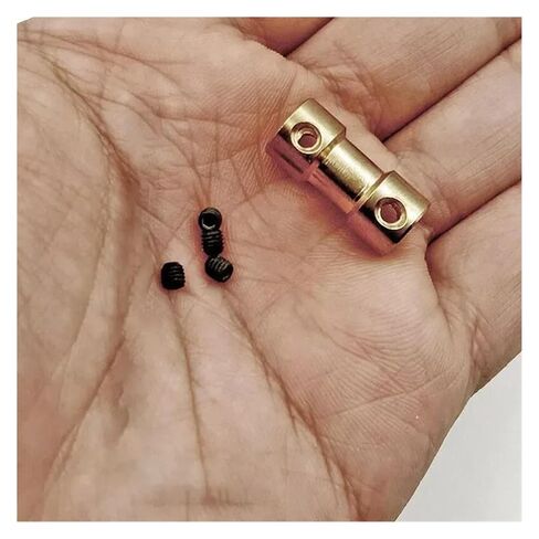 5Pcs D9xL20 Motor Shaft Coupling Brass Coupler Model for RC Boat Car Airplane(2mm-3.17mm) in Saudi Arabia