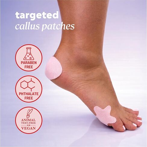رقع مسامير القدم المستهدفة من أونيكس بروفيشنال - علاج البقع لأقدام ناعمة وملساء، مزيل مسامير القدم، وسادة، وسادات، 8 رقع in Kuwait