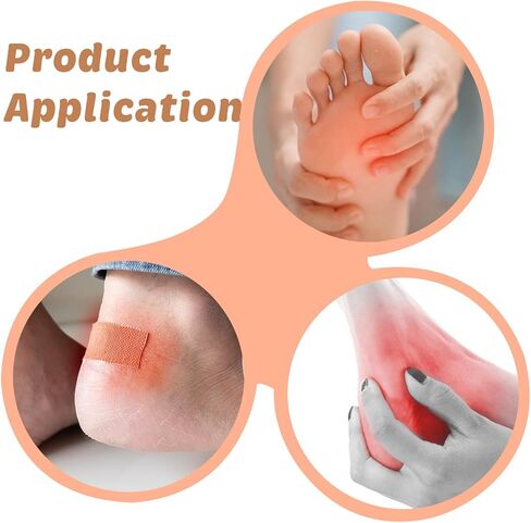 36 Pieces U Shaped Felt Callus Pads Horseshoe Pad Metatarsal for Foot Pain Relief Protect Calluses from Rubbing On Shoes Foot Pads for Calluses and Bottom of Foot Men Women in Saudi Arabia