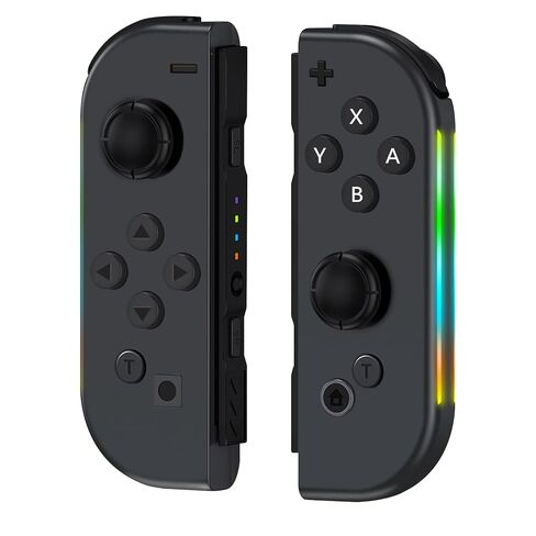 JYELUK Replacement for Nintendo Switch Controller,Compatible with Switch Controllers With RGB LED&Charging Grip，Support Double Vibration/Wake-up/Screenshot in Kuwait
