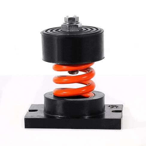 Easyflex Cup Spring Mount Isolator, 352 lbs Capacity, 1" Deflection (Orange, Pack of 4) Total Load 1408 lbs in Kuwait
