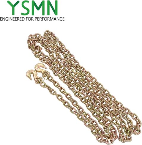 2 Pack 5/16in x 20ft G70 Chain G70 Hook Transportation Bundle Chain Working Load 4700lbs in Saudi Arabia
