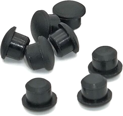 Rubber Silicone Push in Bumpers Hole Plug - 4mm Rubber Push-in Feet (25) in Saudi Arabia