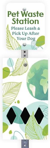 محطة نفايات الكلاب المصغرة الأصلية المصغرة الصدأ مع مربعة مربعة in Kuwait