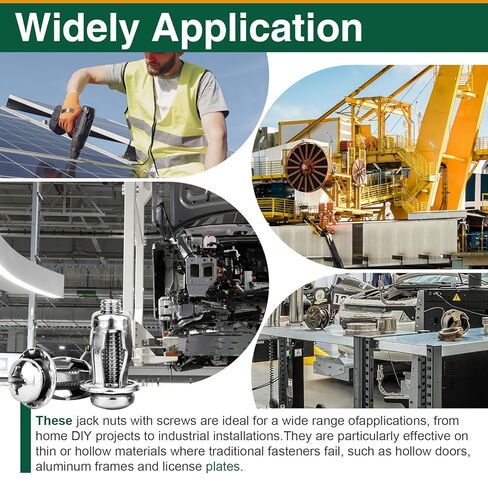 50Pcs Petal Expansion Bolt, Carbon Steel Jack Nuts for Drywall, Plasterboard, and Tile, M4/M5/M6/M8 in Kuwait