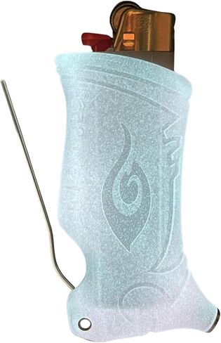 Toker Poker - Bic Lighter Sleeve Glow in The Dark - All Inclusive Tool for Camping and Other (Glow Pink) in Kuwait