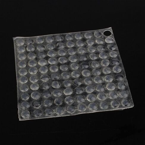 Cabinet Bumpers Clear Rubber Bumpers Self Adhesive, 100PCS Self Adhesive Clear Rubber Feet Cabinet Door Bumpers for Kitchen Drawers Picture Frames Furniture in Saudi Arabia