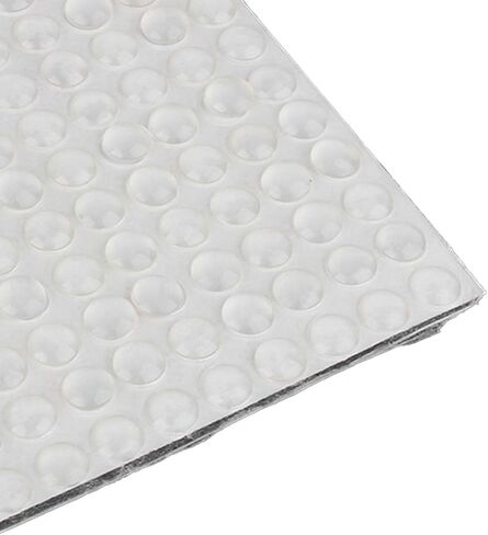 Cabinet Bumpers Clear Rubber Bumpers Self Adhesive, 100PCS Self Adhesive Clear Rubber Feet Cabinet Door Bumpers for Kitchen Drawers Picture Frames Furniture in Saudi Arabia
