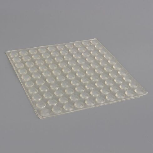 Cabinet Bumpers Clear Rubber Bumpers Self Adhesive, 100PCS Self Adhesive Clear Rubber Feet Cabinet Door Bumpers for Kitchen Drawers Picture Frames Furniture in Saudi Arabia