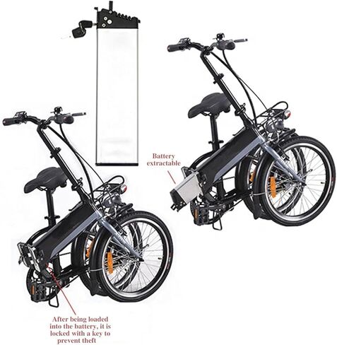 48V E-Bike Battery 10.4Ah for Jasion EB7 Folding Built-in Electric Bicycle for Lectric XP Lithium Battery for 1000W 800W 750W 500W 350W Bike Motor with Charger and BMS in Saudi Arabia