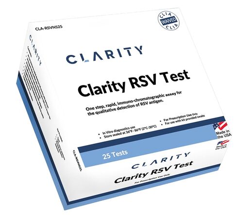 اختبار مستضد وضوح RSV (CLA-RSVNS25) تم التنازل عن CLIA، 25 اختبارًا لكل صندوق in Kuwait