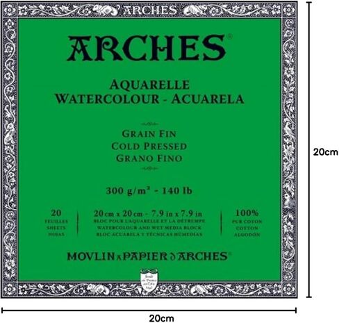 Arches Art Alternatives Canvas Pad, 16 in x 20 in in Kuwait