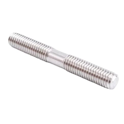 Double End Threaded Stud Screw Bolt 4pcs M4 Stainless Steel Toothed Rod Full Thread rods Wire Screw Home Decoration Bolts 45mm-60mm Length(M4mmx45mm) in Saudi Arabia