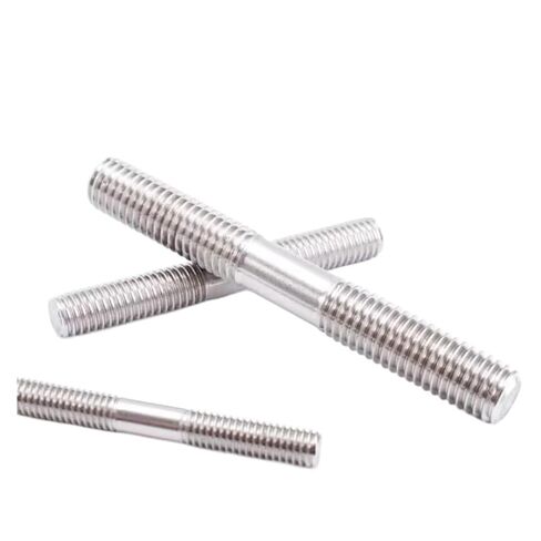 Double End Threaded Stud Screw Bolt 4pcs M4 Stainless Steel Toothed Rod Full Thread rods Wire Screw Home Decoration Bolts 45mm-60mm Length(M4mmx45mm) in Saudi Arabia
