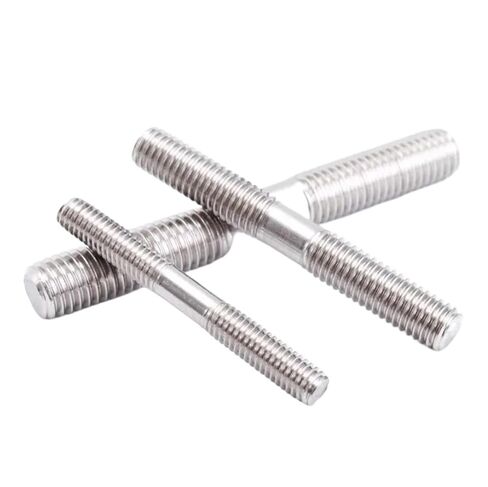 Double End Threaded Stud Screw Bolt 4pcs M4 Stainless Steel Toothed Rod Full Thread rods Wire Screw Home Decoration Bolts 45mm-60mm Length(M4mmx45mm) in Saudi Arabia