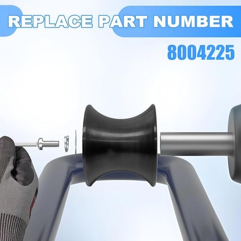 بكرة عجلة توجيه الأخدود 8004225 مناسبة لـ Schwin E614 E616 430 470 100367 100383 بكرة ساق بيضاوية الشكل in Saudi Arabia