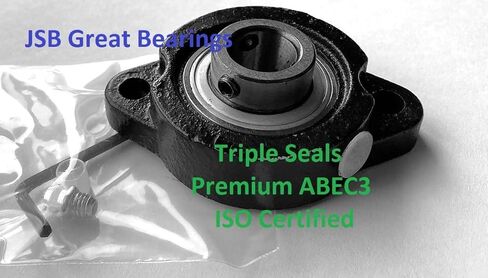 SBLF204-12 Solid Premium Oval Flange Bearing Triple Seals ABEC3 3/4 SBLF204 12 Two Bolt in Saudi Arabia
