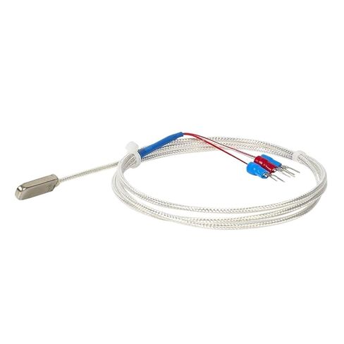 الفولاذ المقاوم للصدأ PT100 نوع لصق سطح نهاية RTD درجة الحرارة الاستشعار مع 1/2/3/5 متر مقاوم للماء عالية الدقة 3 سلك كابل (PT100 نوع 0.5 متر) in Kuwait