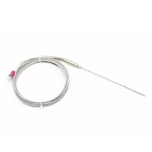 K Type Armored Thermocouple WRNK-191 High Precision Diameter1/1.5/2/3/4/5mm Bendable Temperature Sensor Probe with 1.5M Cable(Dia4mm Probe 200mm) in Kuwait