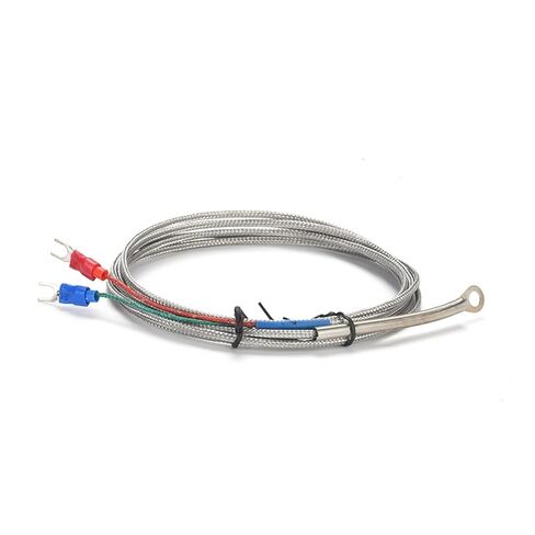 5mm Hole 1m 2m 3m 5m Washer Gasket Type Probe K J Temperature Thermo Sensor Cable for Industrial Temperature Controller(K Type 3m) in Kuwait