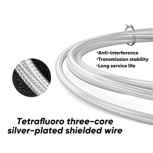4 * 30mm Stainless Steel Roller Slot Probe PT100 Temperature Sensor Thermal Resistance with 0.5/1/2/3/5M PTFE Waterproof Wire(PT100 2M) in Saudi Arabia