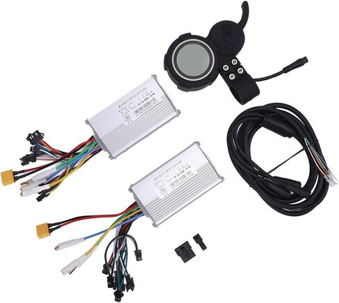 Aramox 52V 25A 1200W Electric Bike Controller Kit with LCD Display, Aluminum Alloy Housing, Dual Drive System for 60KM/H Speed and Full Wiring Harness in Kuwait