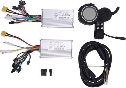 Aramox 52V 25A 1200W Electric Bike Controller Kit with LCD Display, Aluminum Alloy Housing, Dual Drive System for 60KM/H Speed and Full Wiring Harness in Kuwait