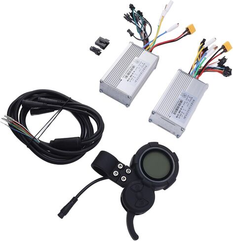 Aramox 52V 25A 1200W Electric Bike Controller Kit with LCD Display, Aluminum Alloy Housing, Dual Drive System for 60KM/H Speed and Full Wiring Harness in Kuwait