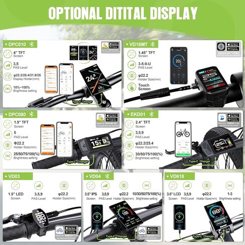 مجموعات محرك منتصف BAFANG BBS02 48V 750W مجموعات تحويل Ebike متوسطة المحرك مع عجلة سلسلة وشاشة LCD (بدون بطارية) in Saudi Arabia