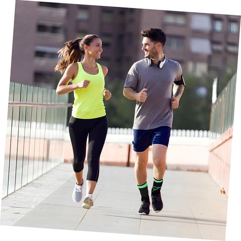 قطعتان من أكمام دعم الكاحل قابلة للتعديل من أجل التواء الكاحل وكرة السلة والكرة الطائرة والجري واليوجا وقابلة للتنفس ومواد مريحة تناسب in Saudi Arabia