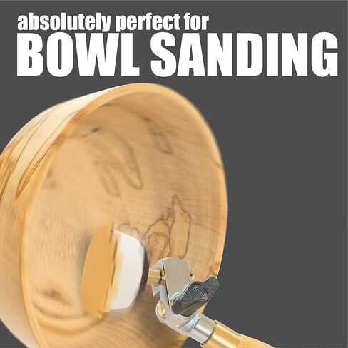 Keystone Flex Edge Gold 2 Inch Hook and Loop Sanding Discs, Wavy Sand Paper for Bowl Sanders and Drill Sanding Attachments, Prevent Shifting, Single Grit - 25 Pack (220 Grit) in Saudi Arabia