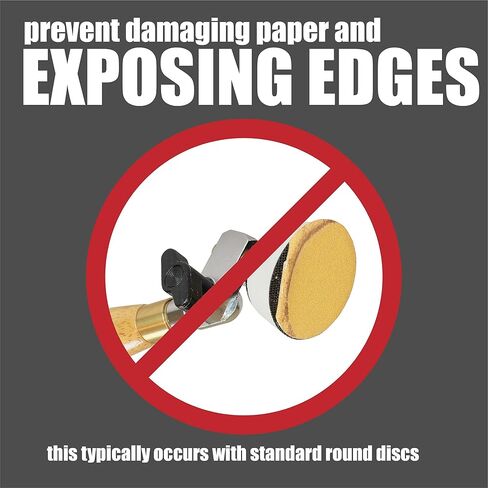 Keystone Flex Edge Gold 2 Inch Hook and Loop Sanding Discs, Wavy Sand Paper for Bowl Sanders and Drill Sanding Attachments, Prevent Shifting, Single Grit - 25 Pack (220 Grit) in Saudi Arabia