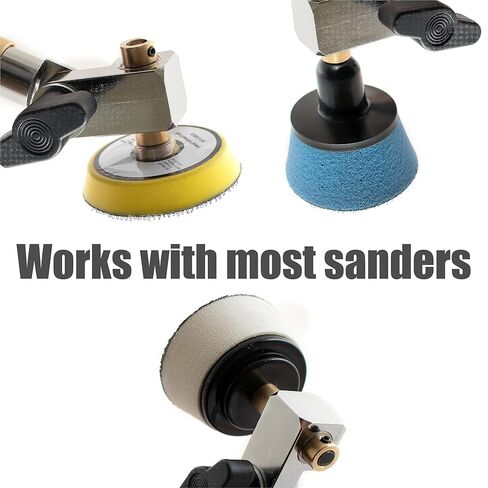 Keystone Flex Edge Gold 2 Inch Hook and Loop Sanding Discs, Wavy Sand Paper for Bowl Sanders and Drill Sanding Attachments, Prevent Shifting, Single Grit - 25 Pack (220 Grit) in Saudi Arabia