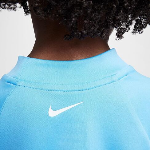Nike Swim Little Kids' (Boys') Long-Sleeve Hydroguard (NESSE865-438, University Blue) Size 4 in Saudi Arabia