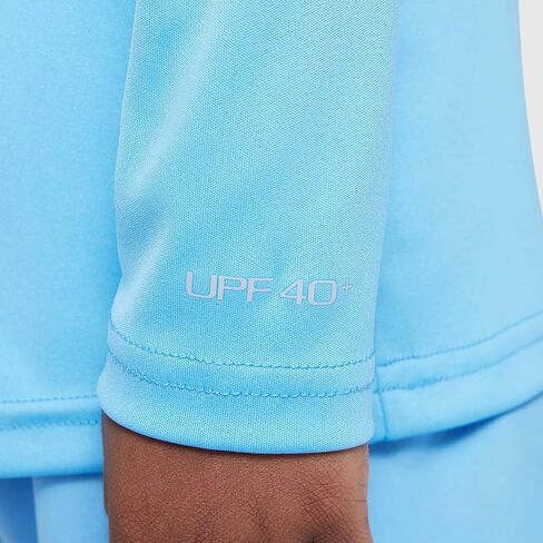 Nike Swim Little Kids' (Boys') Long-Sleeve Hydroguard (NESSE865-438, University Blue) Size 4 in Saudi Arabia