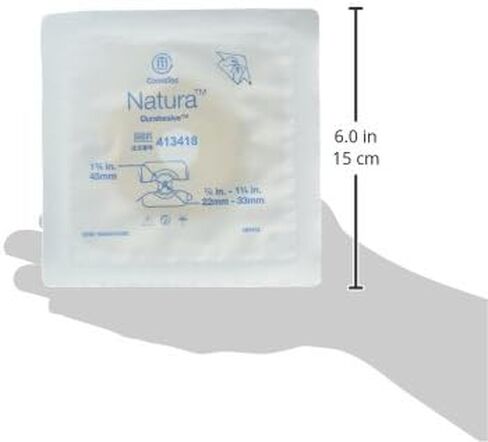 Natura Moldable Durahesive Skin Barrier with Acrylic Flexible Collar [45mm (1 3/4") - Medium] in Saudi Arabia