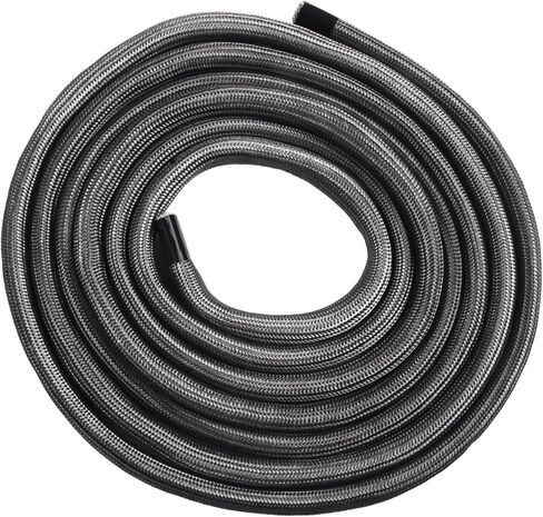 سدادة باب من حبل الموقد لحريق الخشب أو الفرن، قطر 10 مم، عرض 18 مم، سلك خيوط زجاجية مقاومة للحريق 550 درجة مئوية، أسود، الطول 2 متر (2 متر) in Kuwait