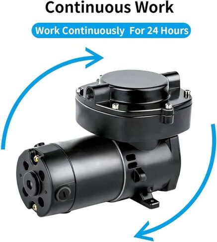 GZ-70 12V DC 68L 100W Mini Diaphragm Vacuum Pump for Diving System 24V Ultimate Vacuum Pump 220V Air Compressor Pump(220V) in Saudi Arabia