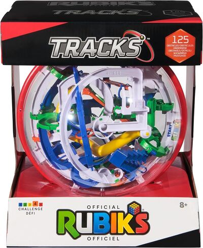 Rubik's Cube, Tracks 70 3D Gravity Maze & 3D Puzzle Game with 70 Obstacles, Challenging Problem-Solving Brain Teaser, Fidget Toy & Sensory Puzzle for Adults, Teens & Kids, for Ages 8 & Up in Kuwait