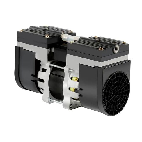 110V /220V Oilless Diaphragm Vacuum Pump Double Head 24L Silent Air Pump with Air Filter(110V) in Saudi Arabia