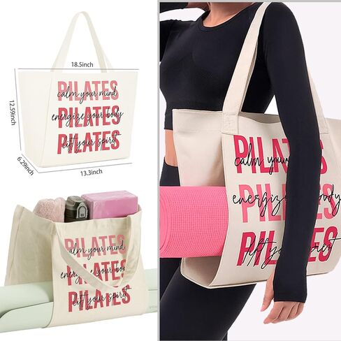 Pilates Kit for Women,Pilates Ring and Ball Set, Resistance Bands, Grip Socks & Yoga Mat Bag, Complete Pilates Essentials Starter Kit for Home Workouts, Pilates Equipment Gift Set for Beginners Pink in Saudi Arabia