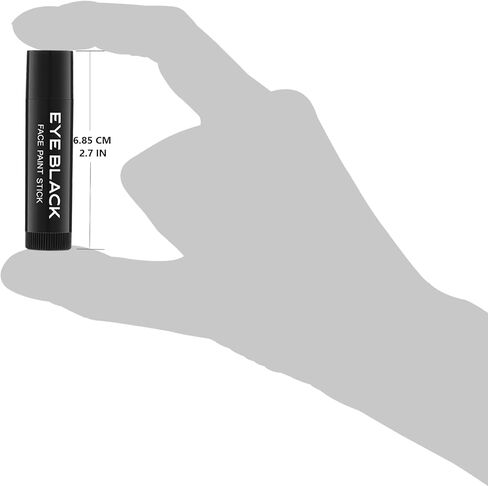 عصا سي سي بيوتي وايت آي السوداء لملحقات البيسبول وكرة القدم اللينة لاكروس، مضادة للوهج، مقاومة للماء، تدوم طوال اللعبة، تطبيق سلس، لون مصبوغ عالي in Kuwait