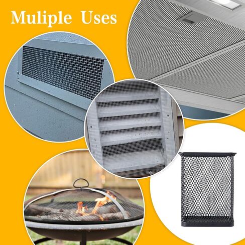 Xindojuz 8 Pack 6x8 Inch Stainless Steel Wire Mesh Screen, 1mm Hole 20 Metal Mesh Screen for DIY Projects, Vent, Cage, Garden, Window, Filter - Durable, Easy to Cut, Smooth Edges & Rust-Proof in Saudi Arabia