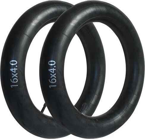 1/2 PCS 16x4.0 Bike Inner Tube | Schrader Valve | for 16 Inches Fat Tire, Snow & Sand Bikes | Heavy-Duty Rubber in Kuwait