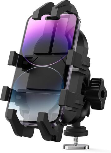 Kayak Phone Holder Mount with 8-Claw Anti-Slip Fixing, 360° Adjustable Kayak Phone Holder Compatible with 4.7-7 Inch Phones Kayak Rail Accessories in Kuwait